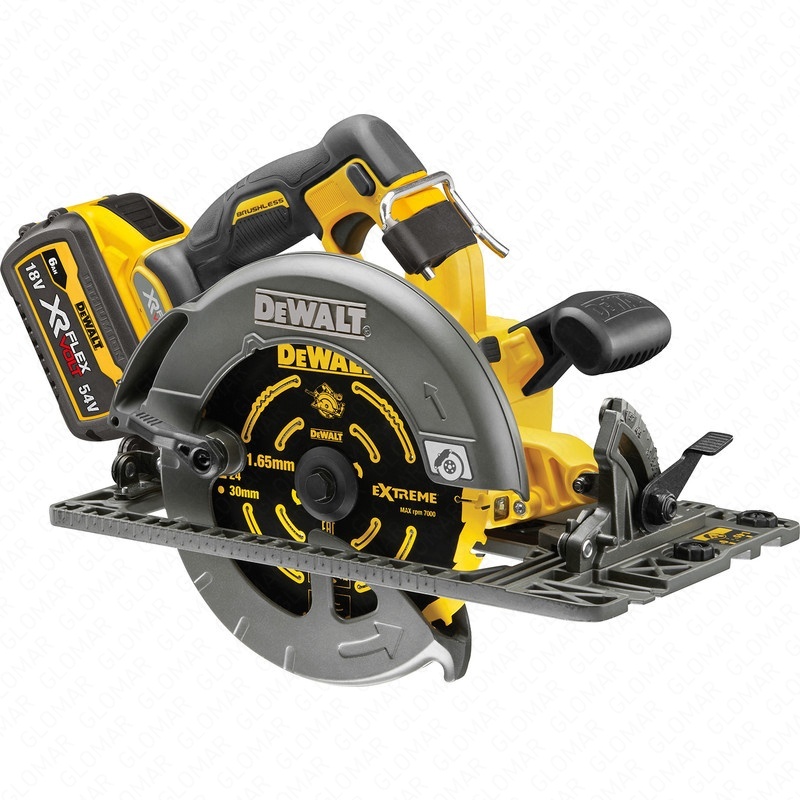 DeWalt DCS579 54V XR FlexVolt 190mm Circular Saw 2x6.0Ah Battery, Charger, Case
