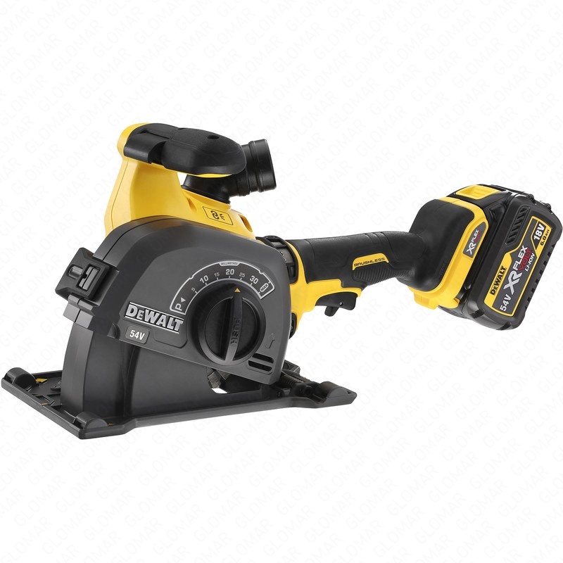 DeWalt DCG200 54V XR Li-Ion FlexVolt Wall Chaser 2 x 6.0Ah