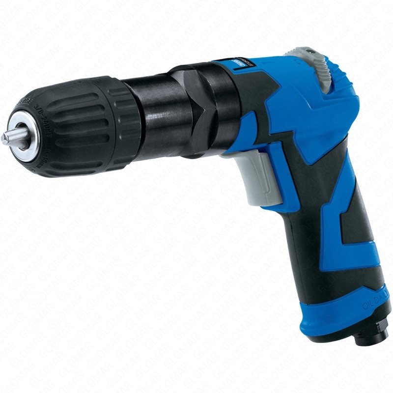 Draper Reversible Keyless Chuck Air Drill 3/8"