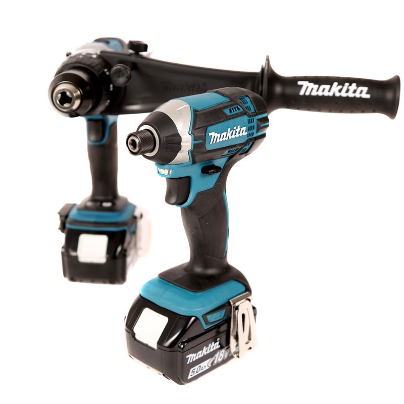 Makita DLX2145TJ 18V LXT Combi Drill & Impact Driver Twin Kit 2 x 5.0Ah