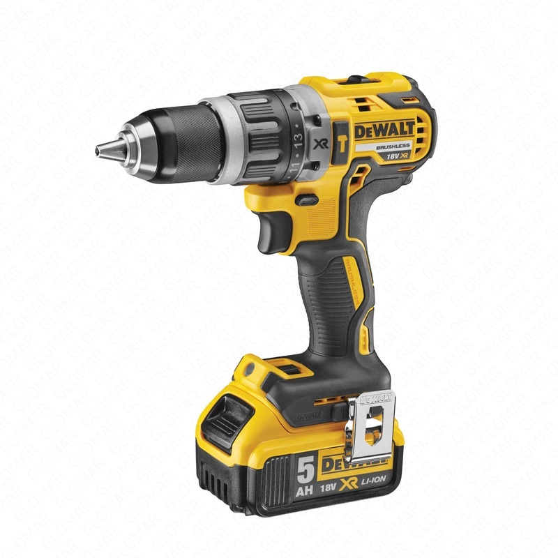 DeWalt 18V XR Cordless Brushless Combi Drill 2 x 5.0Ah