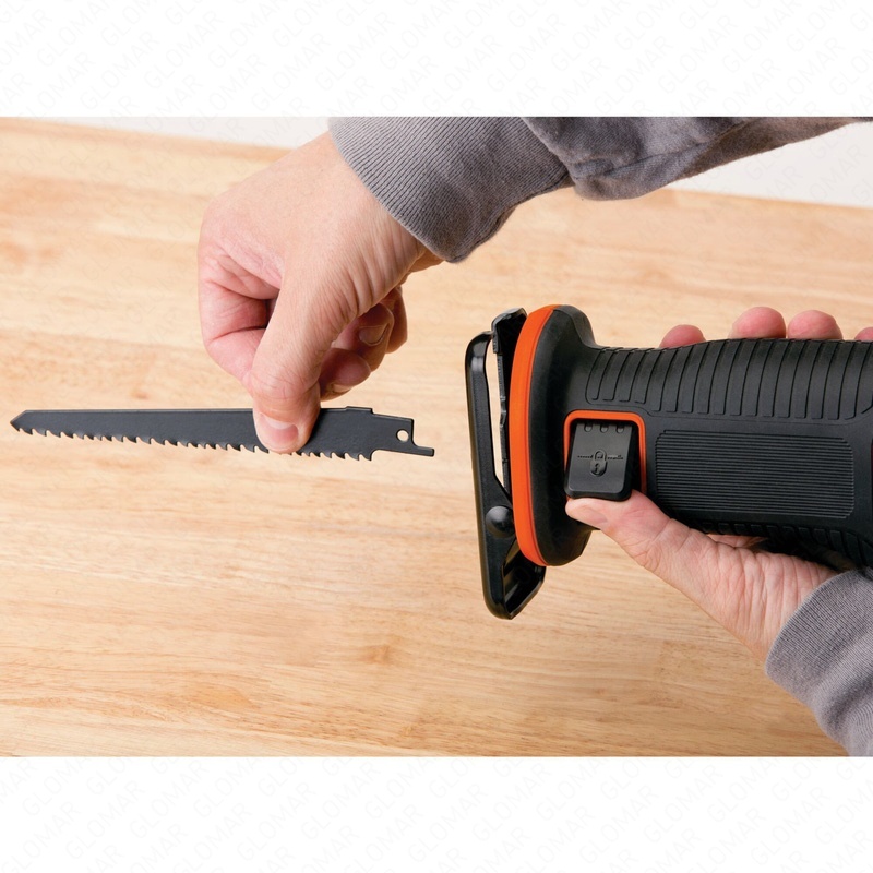 Black & Decker 18V Reciprocating Saw with 1 Blade 1 x 1.5Ah