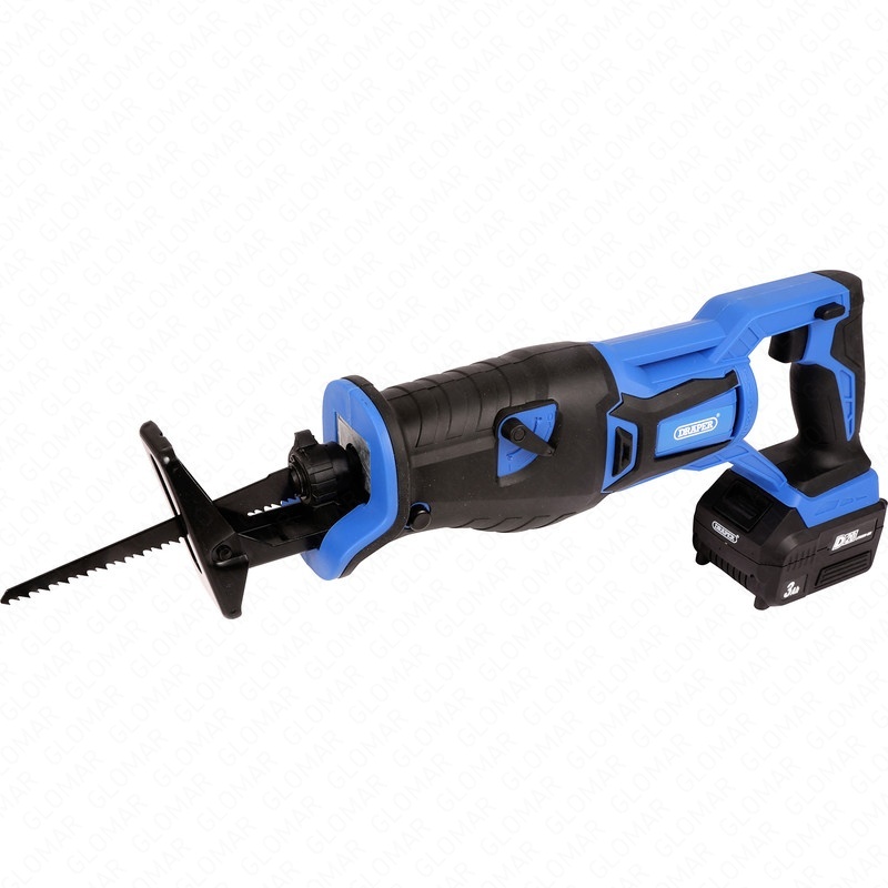 Draper D20 20V Li-ion Brushless Cordless Reciprocating Saw 1 x 3.0Ah