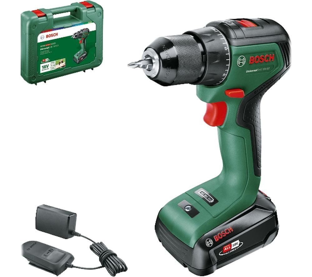 Bosch UniversalDrill 18V-60 Cordless Drill DRiver with 1 Battery