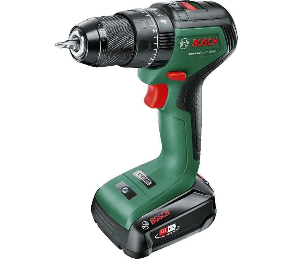 Bosch UniversalImpact 18V-60 Cordless Combi Drill with 1 Battery