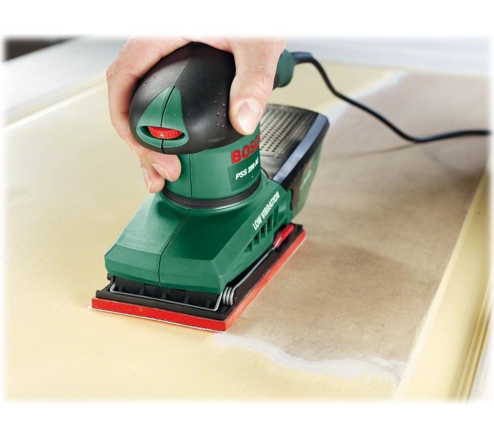Bosch PSS 250 AE Orbital Sander - Green & Black