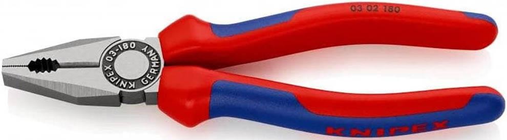 Knipex High Leverage Combination Pliers, Multi-Comp Grip, 200m (02 05 200)
