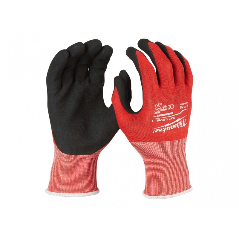 Milwaukee 4932471416  Cut Level 1 Dipped Gloves M