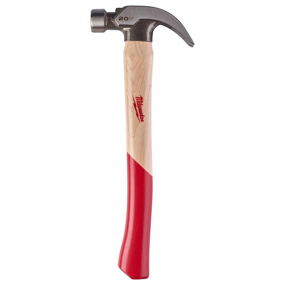 Milwaukee 4932478660  20oz Hickory Curved Claw Hammer