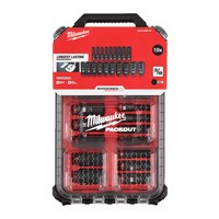 Milwaukee 4932480946 38 Packout Shockwave Impact Duty Socket Set 19pc
