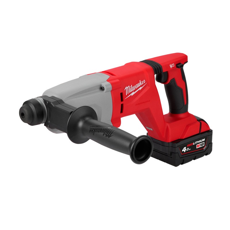 Milwaukee M18BLHACD26-402X 18V 2x4Ah Brushless Motor SDS Plus Hammer Drill Kit