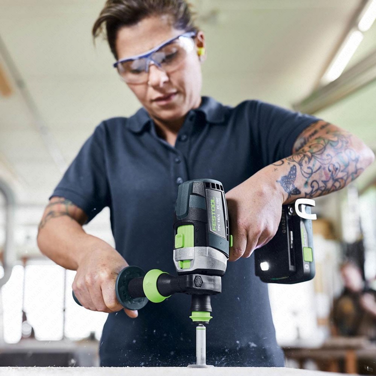 Festool TPC 18/4 QUADRIVE 18V Brushless Combi Drill - Body & Case