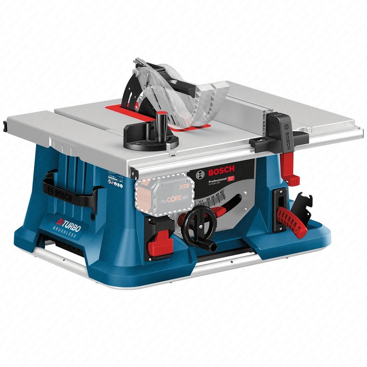 Bosch GTS 18V-216 BITURBO Brushless 18V Table Saw - Body