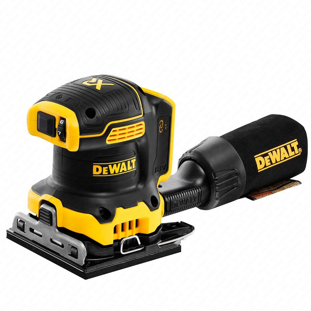Dewalt DCW200N 18V XR Brushless 1/4 Sheet Orbital Sander - Body