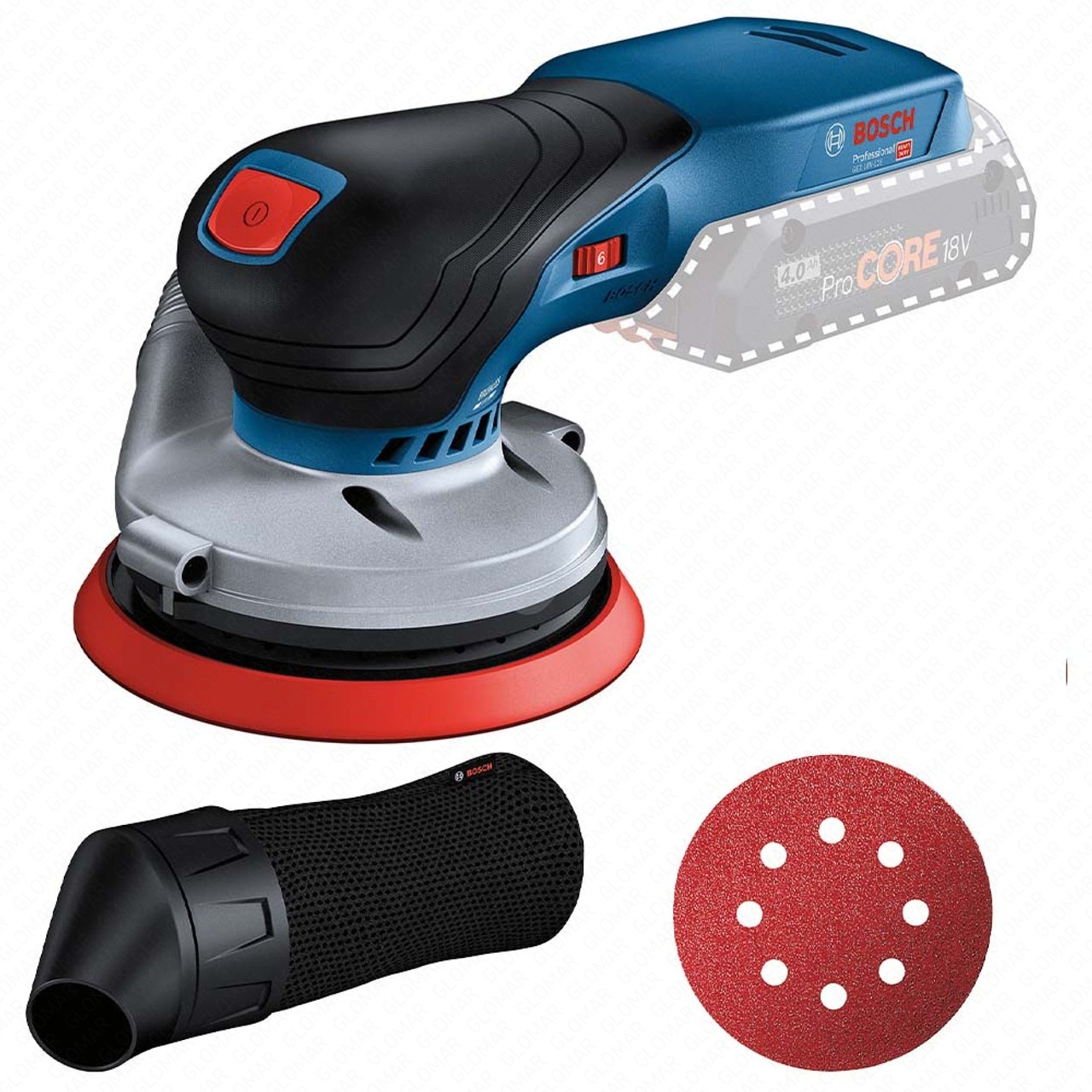 Bosch GEX 18V-125 Brushless 18V Random Orbital Sander - Body