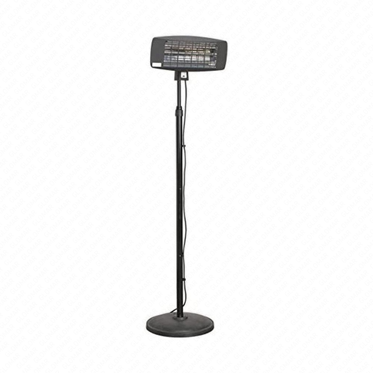 Sealey Infrared Quartz Patio Heater 2000W/230V with Telescopic Floor Stand