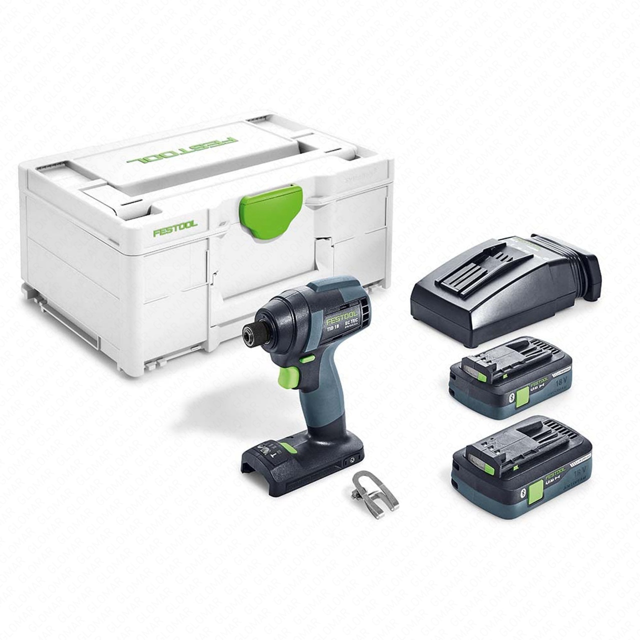 Festool TID 18 18V Brushless Impact Driver with 2x 4.0Ah Batteries, Rapid Charger & Case