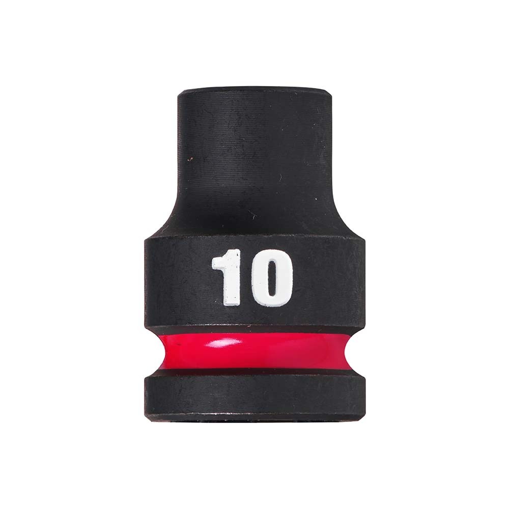 Milwaukee 10mm 1/2 inch Sq. SHOCKWAVE Impact Standard Socket