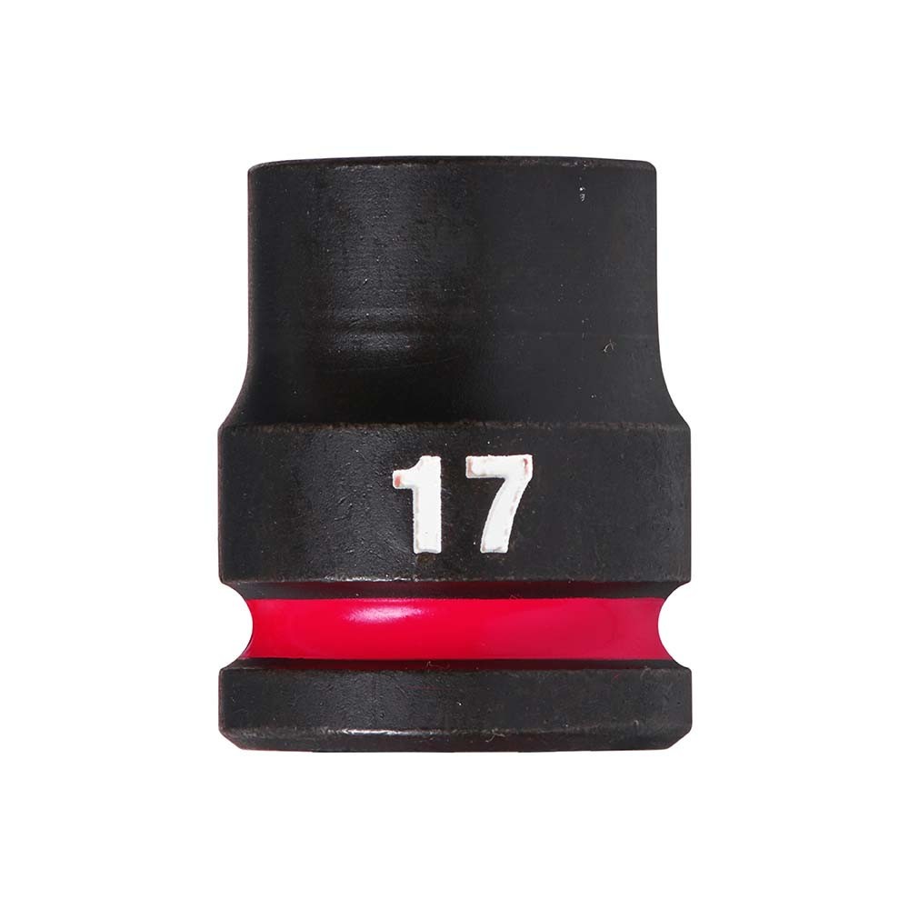 Milwaukee 17mm 1/2 inch Sq. SHOCKWAVE Impact Standard Socket