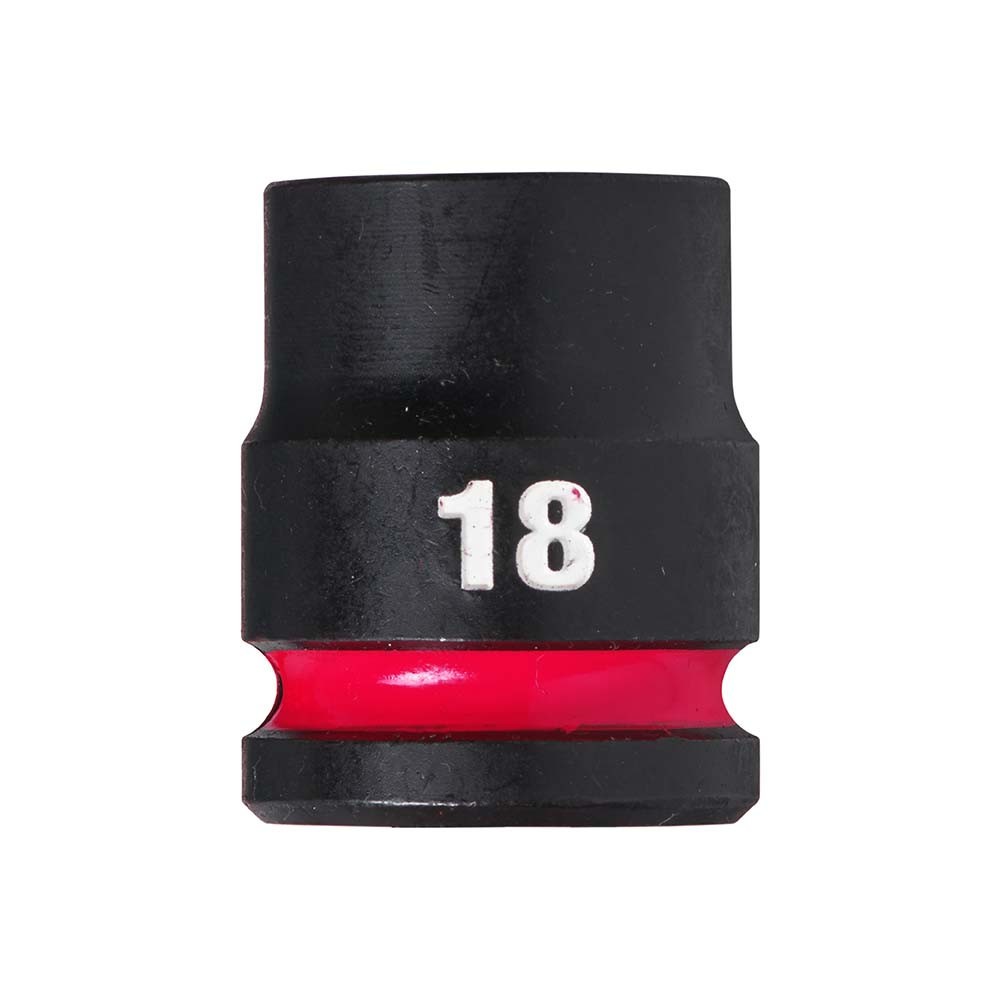 Milwaukee Shockwave 18mm 1/2 inch Square Impact Duty Standard Socket 4932480312