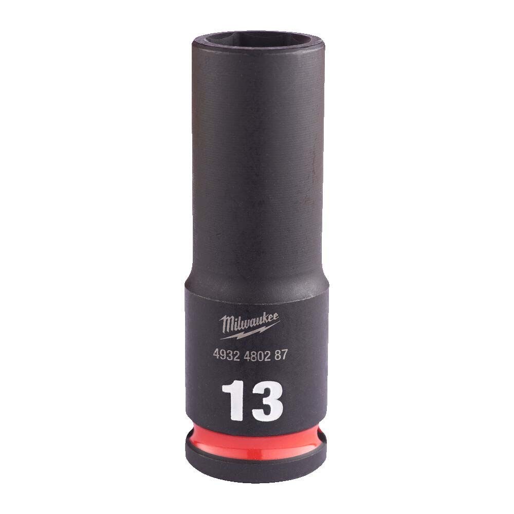 Milwaukee 13mm 3/8 inch Sq. SHOCKWAVE Impact Deep Socket
