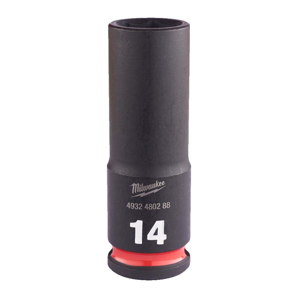Milwaukee 14mm 3/8 inch Sq. SHOCKWAVE Impact Deep Socket