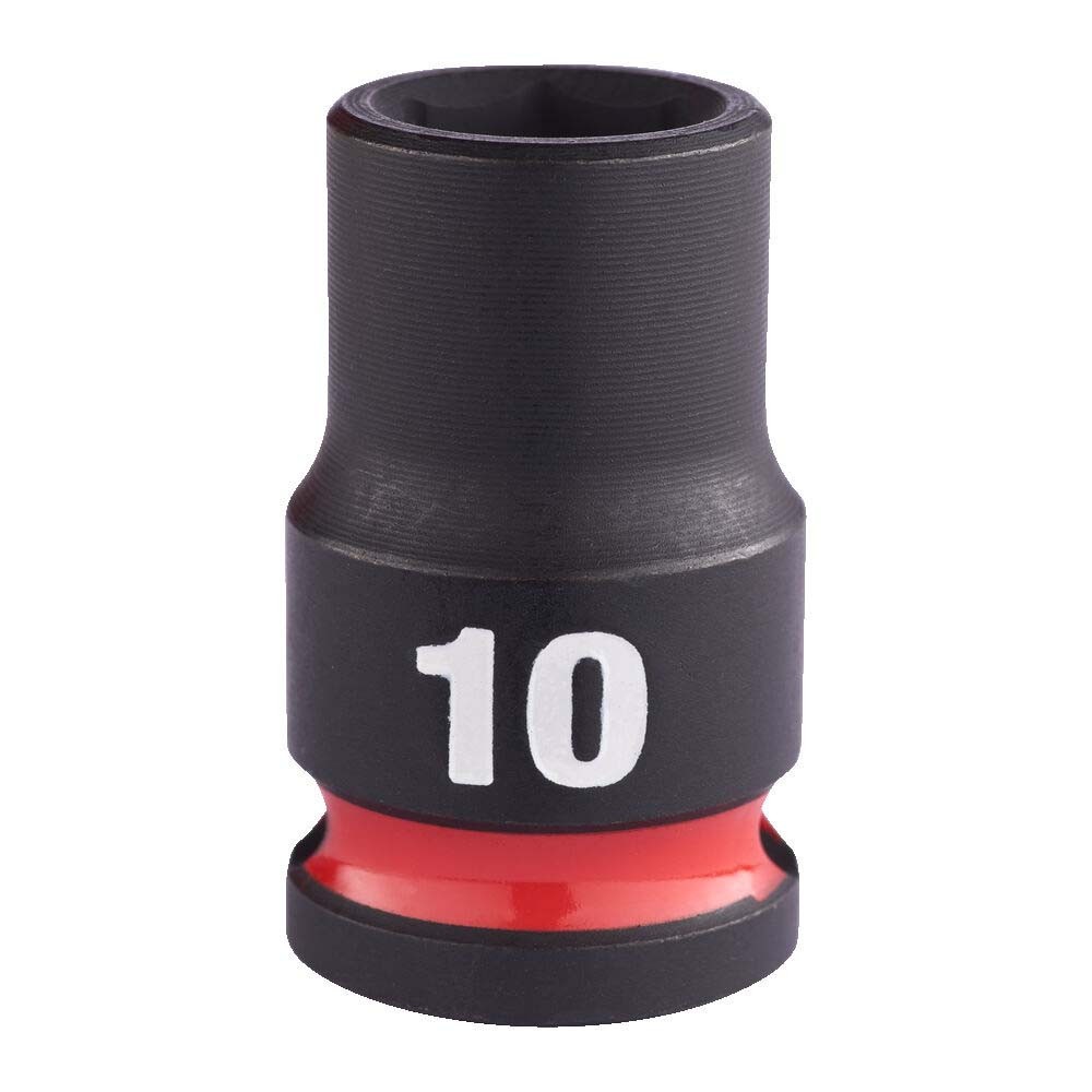 Milwaukee 10mm 3/8 inch Sq. SHOCKWAVE Impact Standard Socket