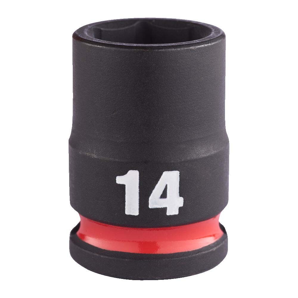 Milwaukee 14mm 3/8 inch Sq. SHOCKWAVE Impact Standard Socket