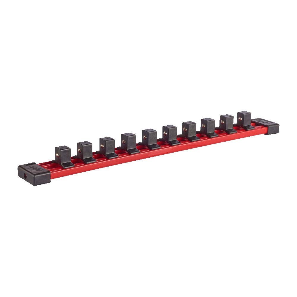 Milwaukee 350mm Socket Rail  12 Sq. Socket Clips