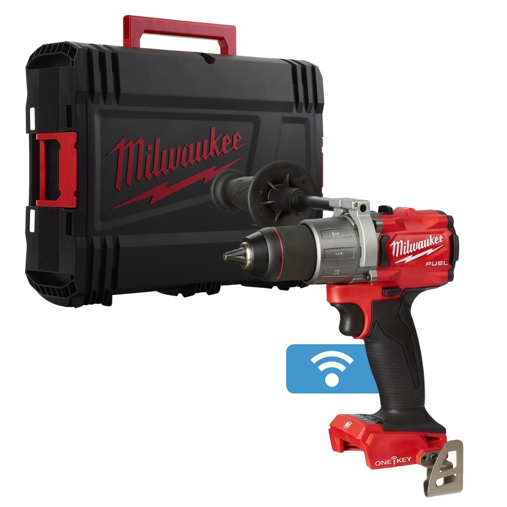 Milwaukee M18ONEPD2-0X M18 FUEL ONE-KEY 18V Cordless Combi Drill (Body Only) with Free Case