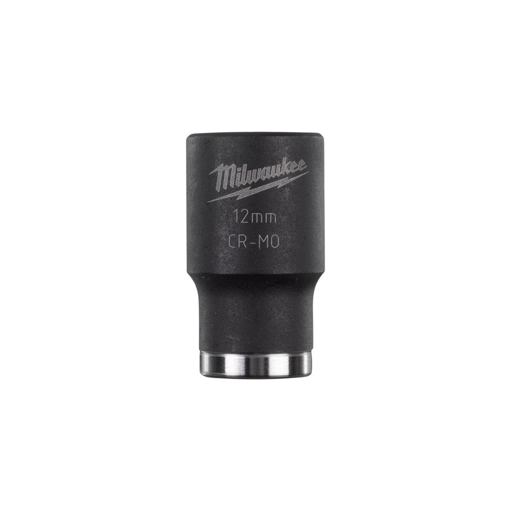 Milwaukee 3/8” Square Shockwave Impact Socket (Short), 12mm