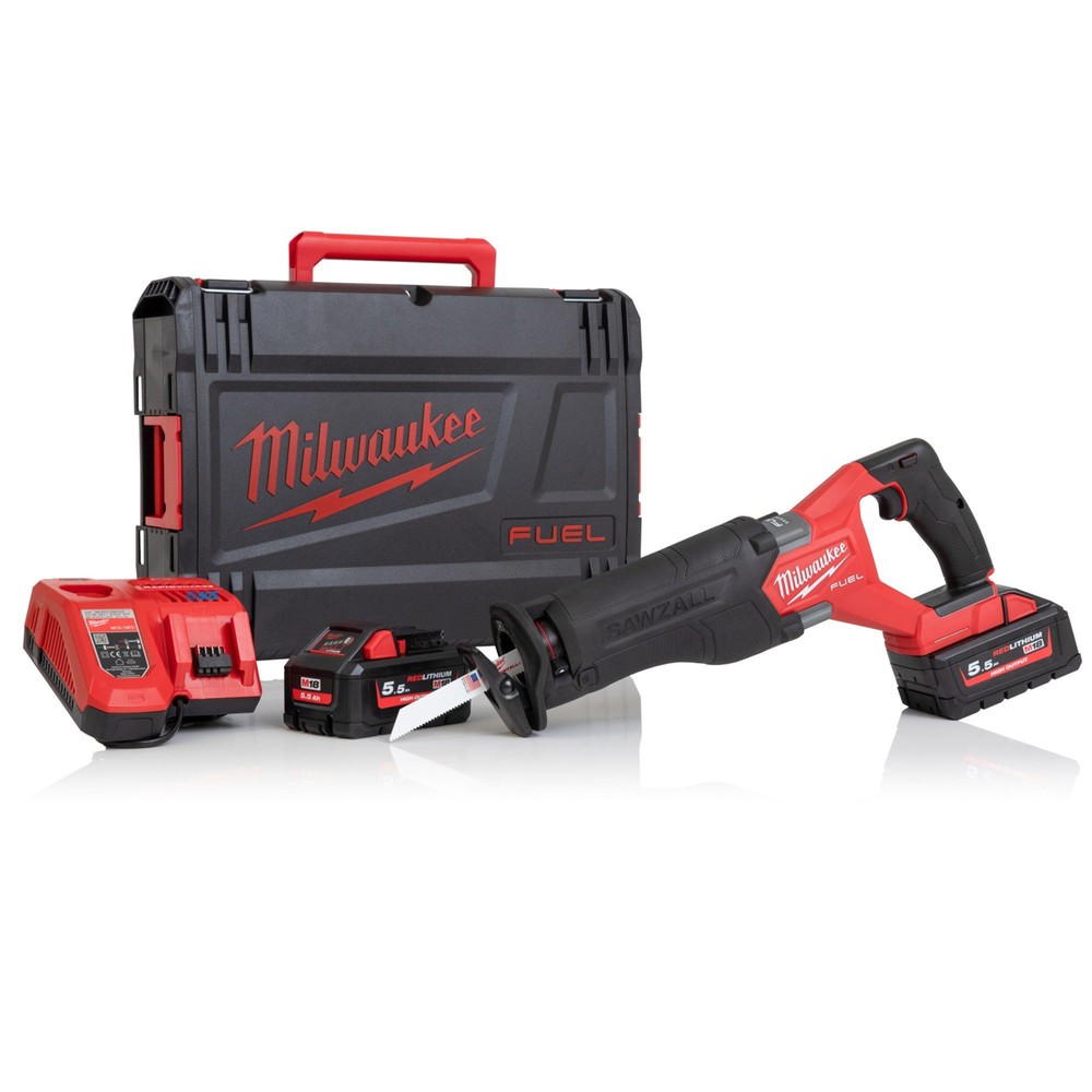 Milwaukee M18FSZ-552X Fuel Sawzall Reciprocating Saw Kit