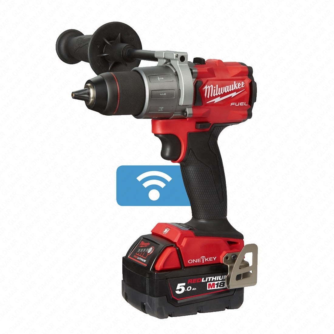 Milwaukee M18 FUEL ONEPD2-502X ONE-KEY 18v Cordless 13mm Combi Drill Inc 2x 5.0Ah Batts
