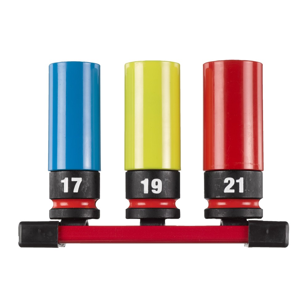 Milwaukee Shockwave Impact Duty Automotive Hex 1/2in 3pcs Socket Set| 4932493370