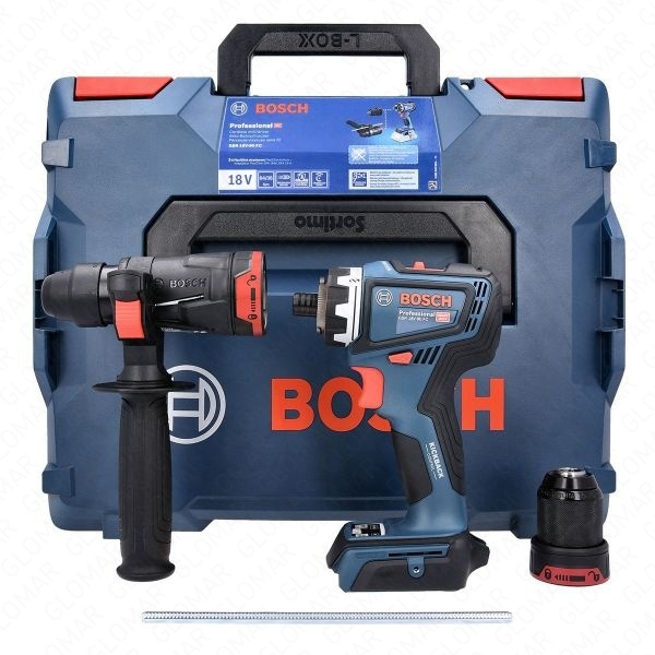 Bosch GSR 18V-90 FC 18V Cordless Brushless FlexiClick Drill Driver in L-Boxx 136 - 06019K6204