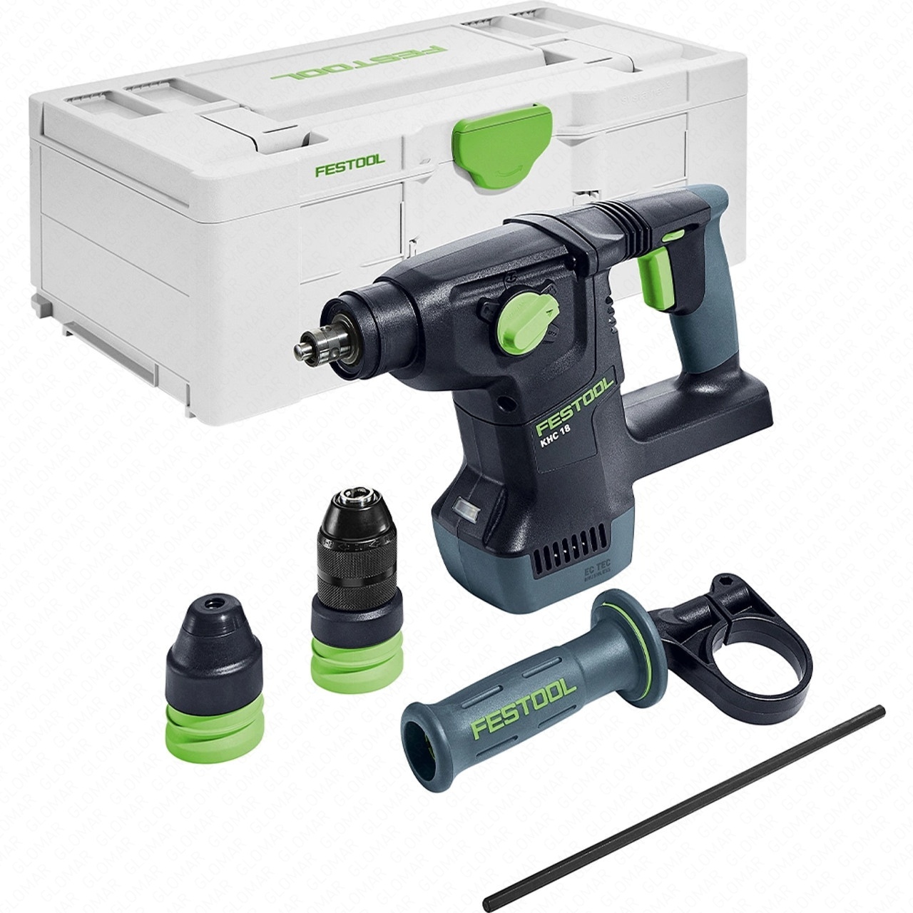 Festool KHC 18 18V Brushless SDS Hammer Drill - Body with Case