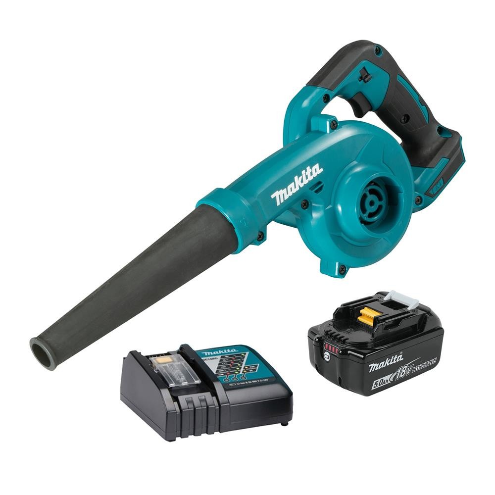 Makita DUB185RT 18V LXT Blower with 1x 5.0Ah Battery and Charger