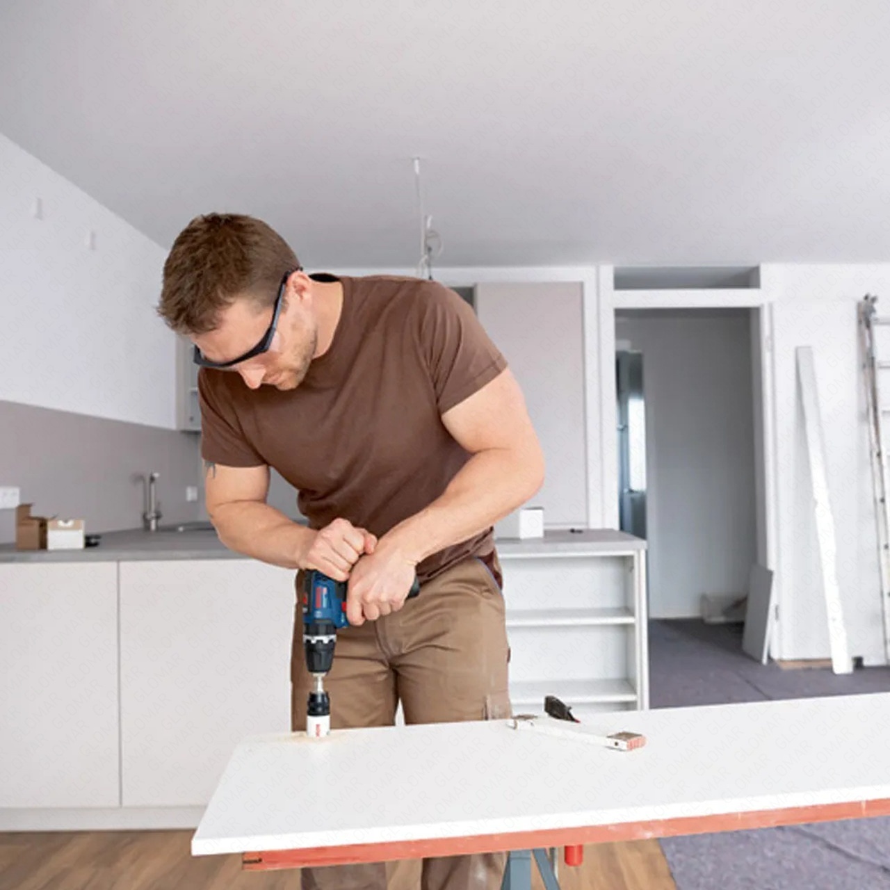 Bosch GSB 12V-35 12V Brushless Combi Drill, 2x 3.0Ah Batteries, Charger  Case