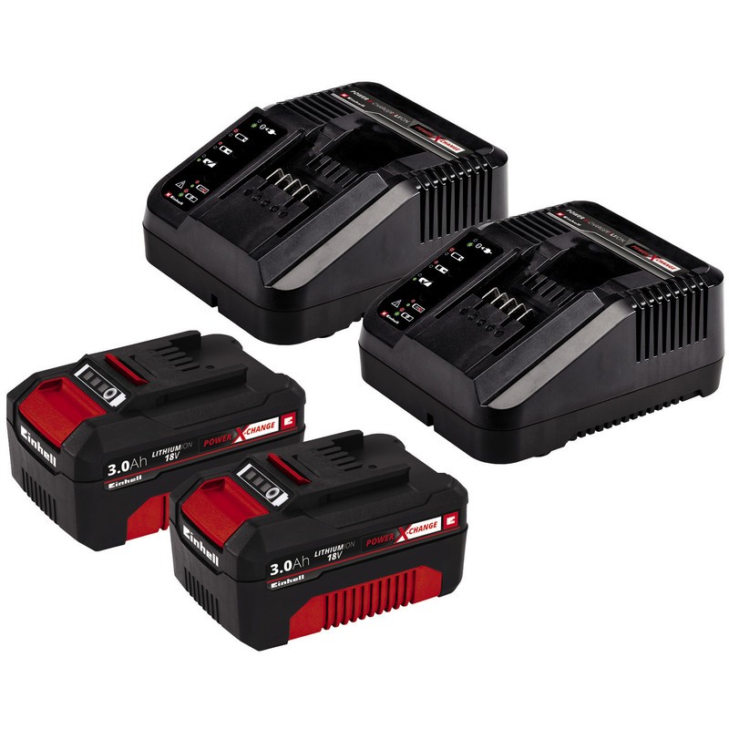 Einhell Expert GE-CM 36/37 Li 36V (2x18V) 37cm Cordless Lawnmower 2 x 3.0Ah