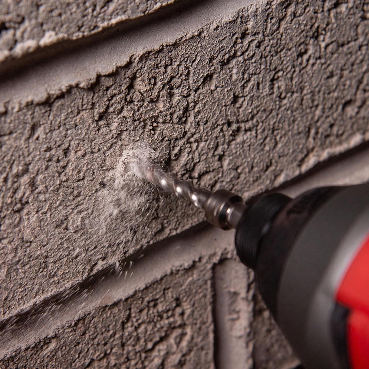 Armeg 4 Piece Twister Impact Masonry Drill Bit  Screwdriver Bit Set