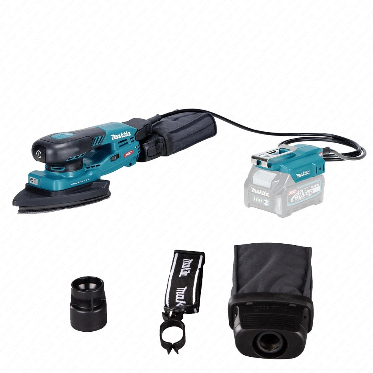 Makita BO006CGZ 40V XGT Brushless Delta 100 x 150mm Orbital Sander - Body