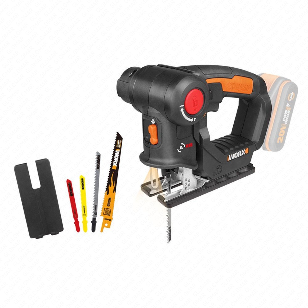 Worx WX550 20V MAX Reciprocating Saw / Jigsaw - Body