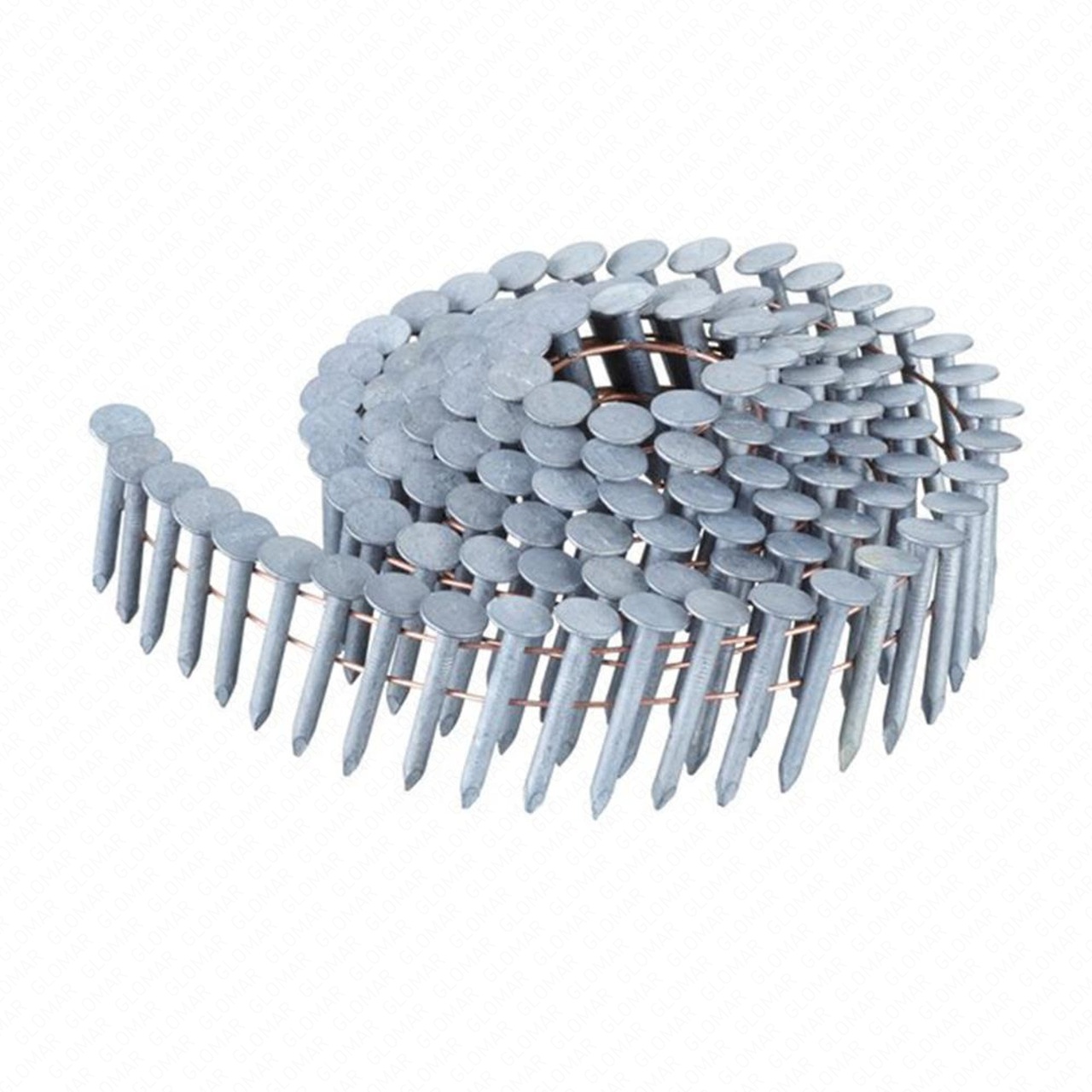 Dewalt 19 x 3mm Smooth Shank Hot Dipped Galvanised Coil Nails - Box of 1200