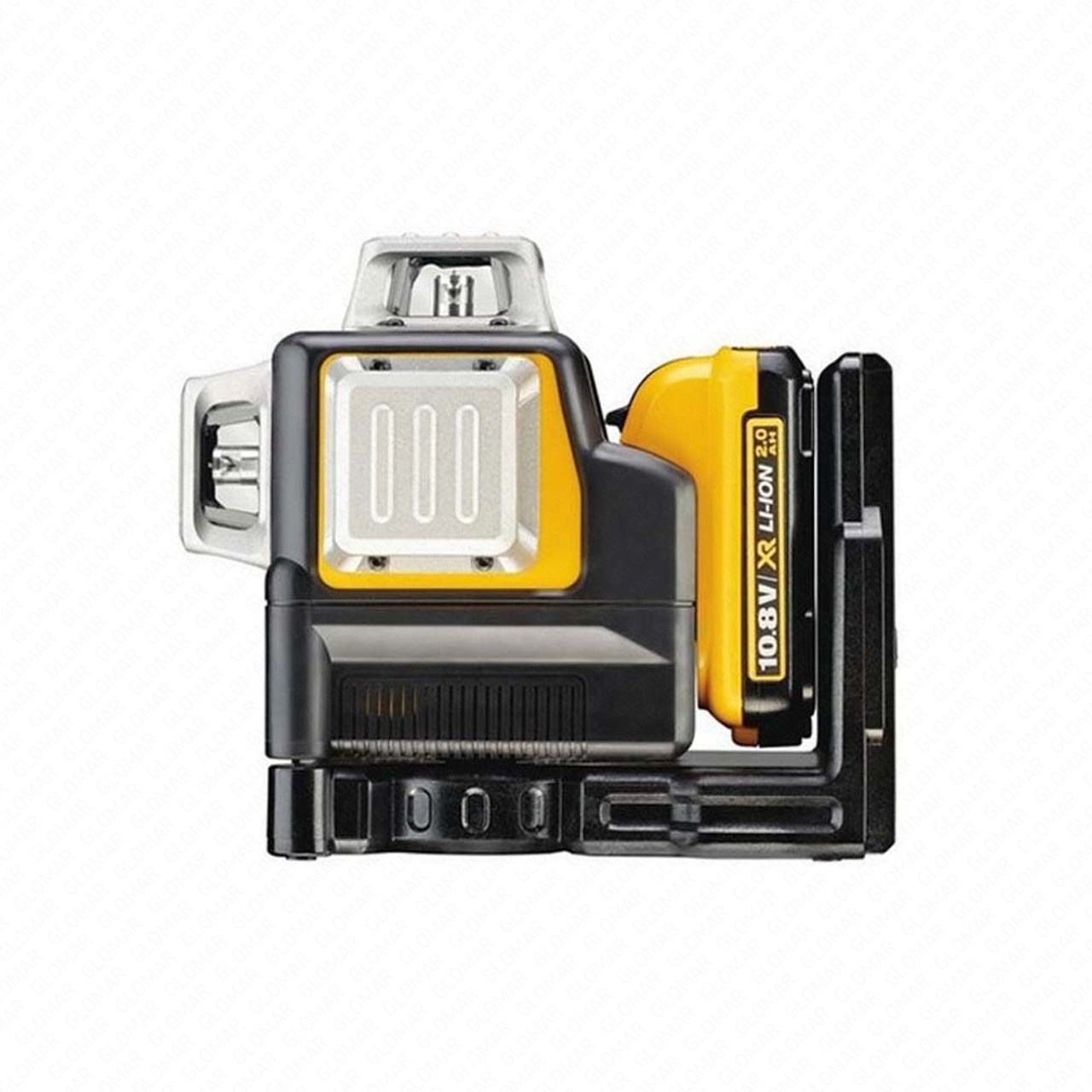 Dewalt DCE089D1G 12V XR Green 360° Multi Line Laser with 1x 2.0Ah, Charger, Case, Safety Glasses, Wall Bracket, Target Plate & DE0892G Detector