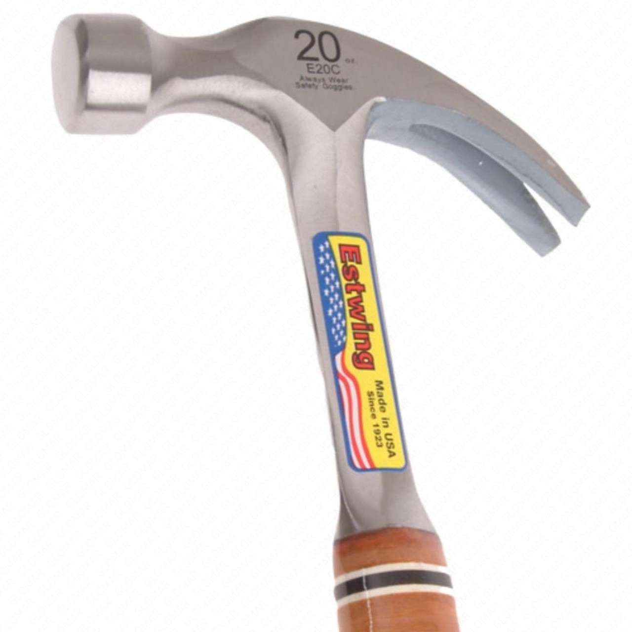 Estwing 20oz Leather Grip Claw Hammer