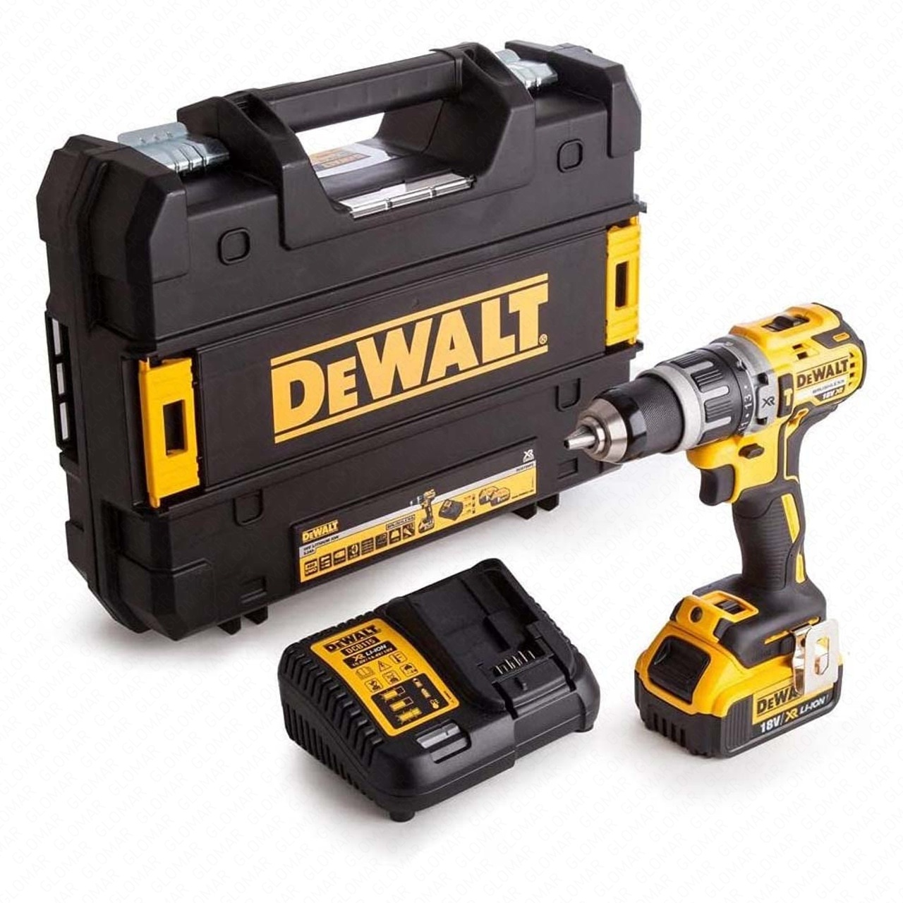Dewalt DCD796M1 18V XR Brushless 2nd Gen Combi Drill, 1x 4.0Ah Battery, Charger & Case