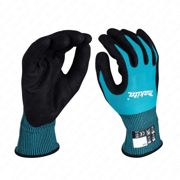 Makita P-84698 Cut Level Nitrile Coated Dipped Gloves Large