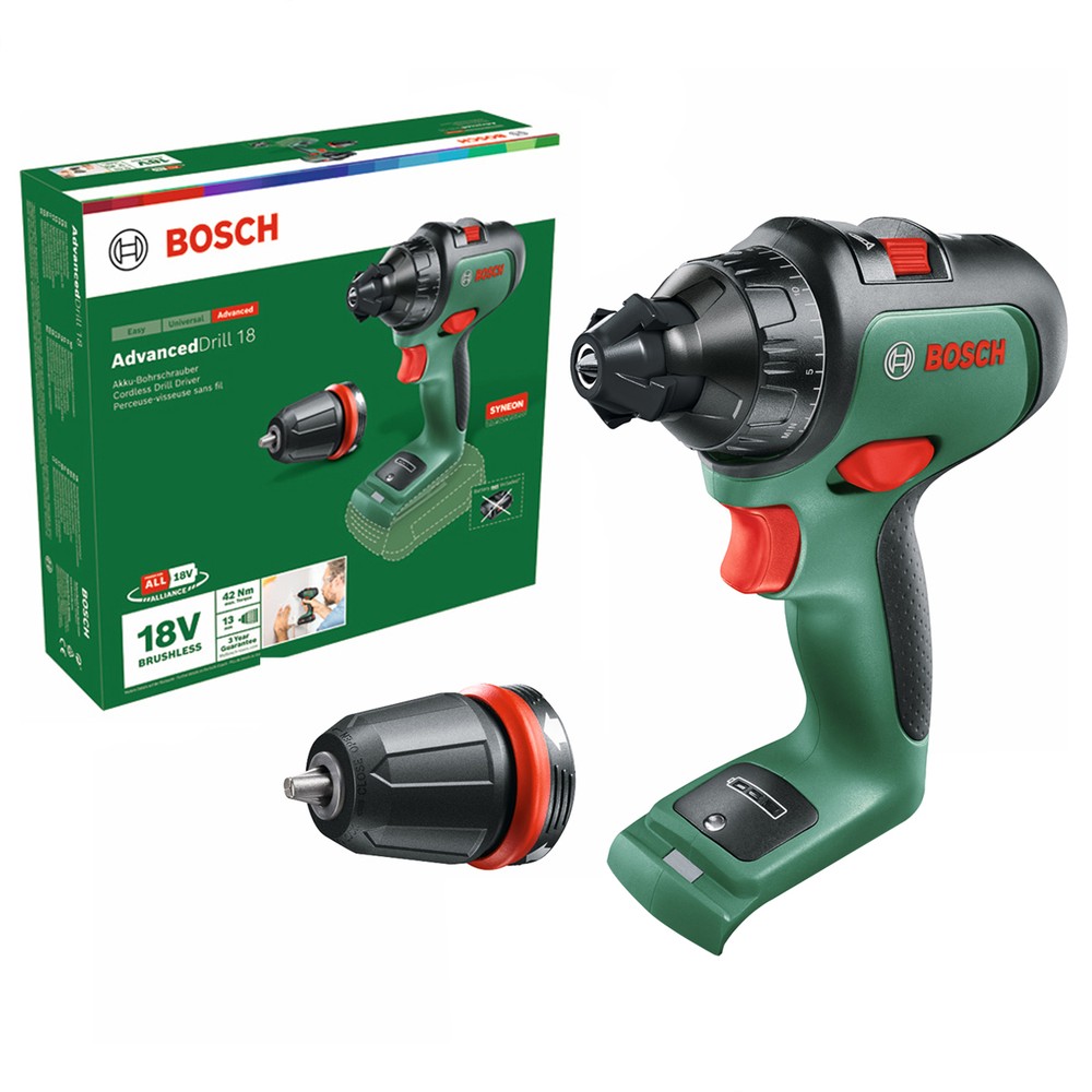 Bosch 06039B5009 18V Advanced Cordless Drill Driver Bare Unit 