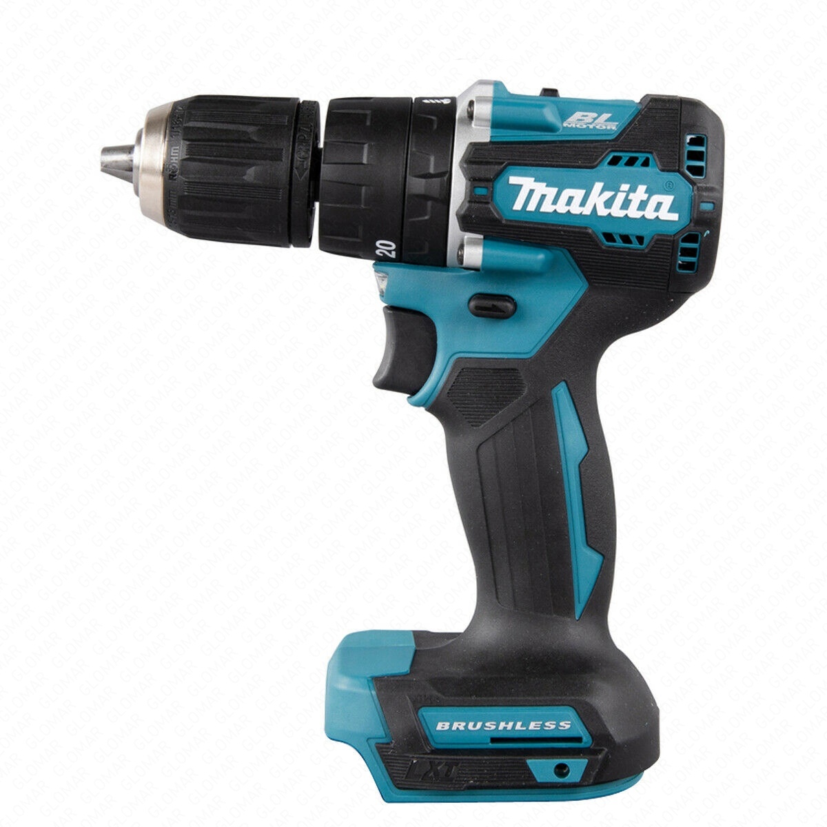 Makita DLX2460T3J 18V LTX Cordless Brushless Combi Drill  Impact Driver Twin Pack With  3 x 5.0Ah Batteries, Charger  Case