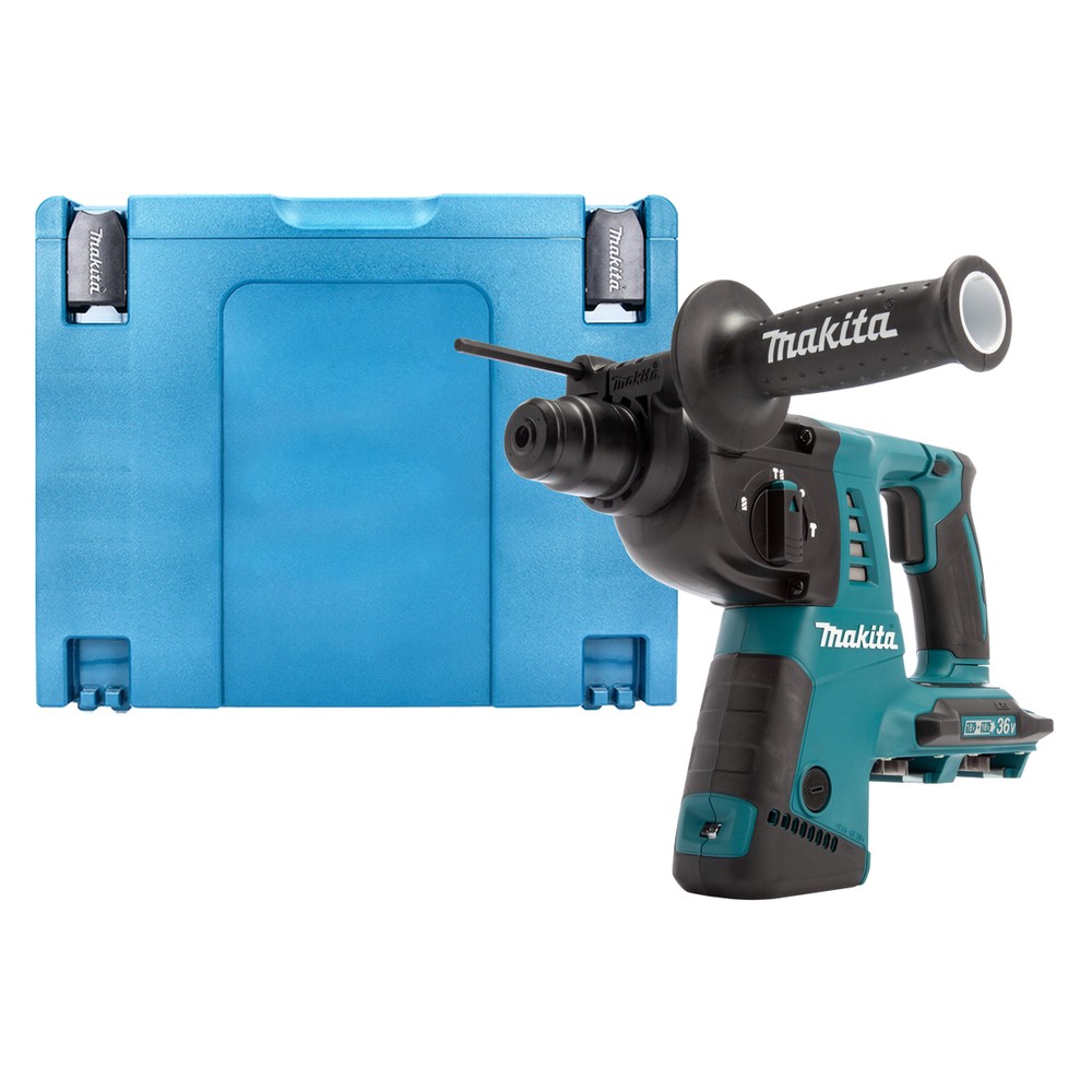Makita DHR263ZJ 18V Cordless Twin SDS Plus Rotary Hammer Drill With Carry Case